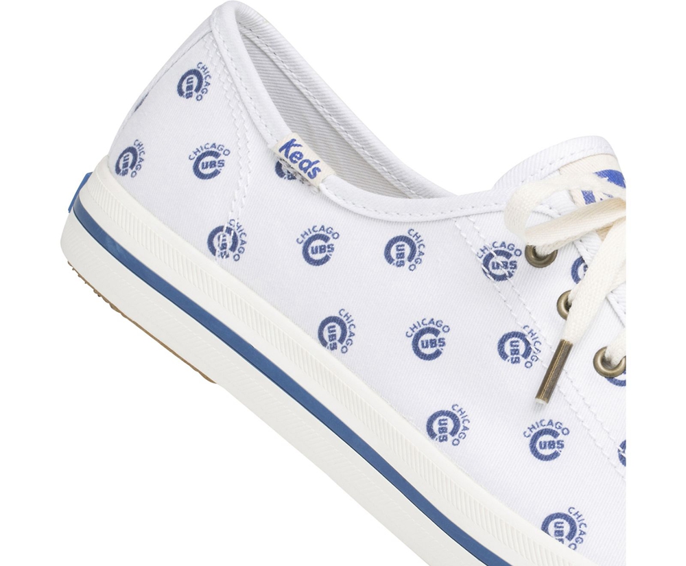 Keds Sneakers White/Blue - Kickstart MLB® - Womens JZEXSU-186